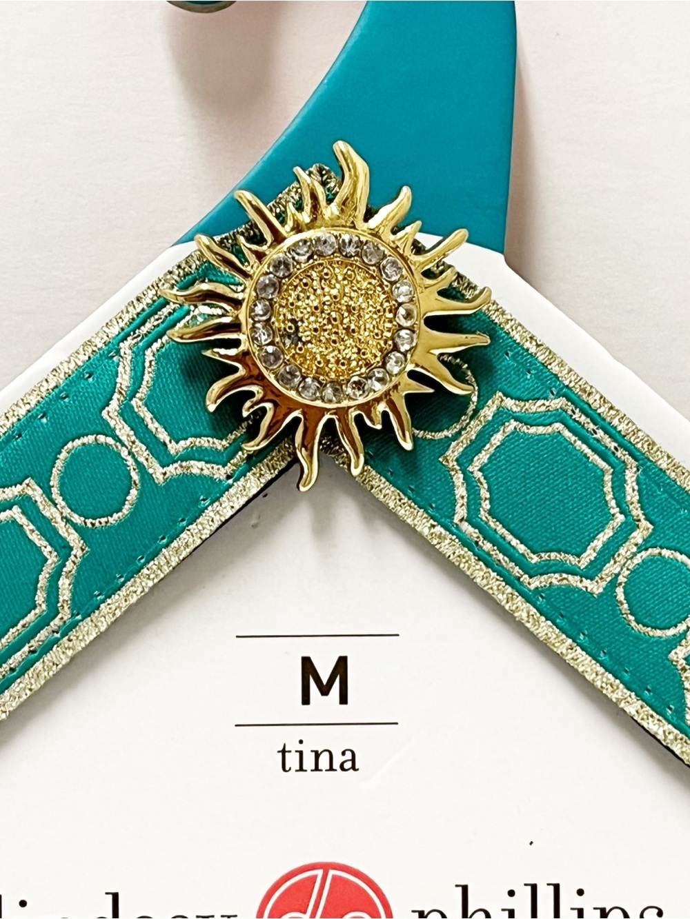 Lindsay Phillips SwitchFlops Interchangeable Straps Tina Sun Medallion Sz. M 7/8